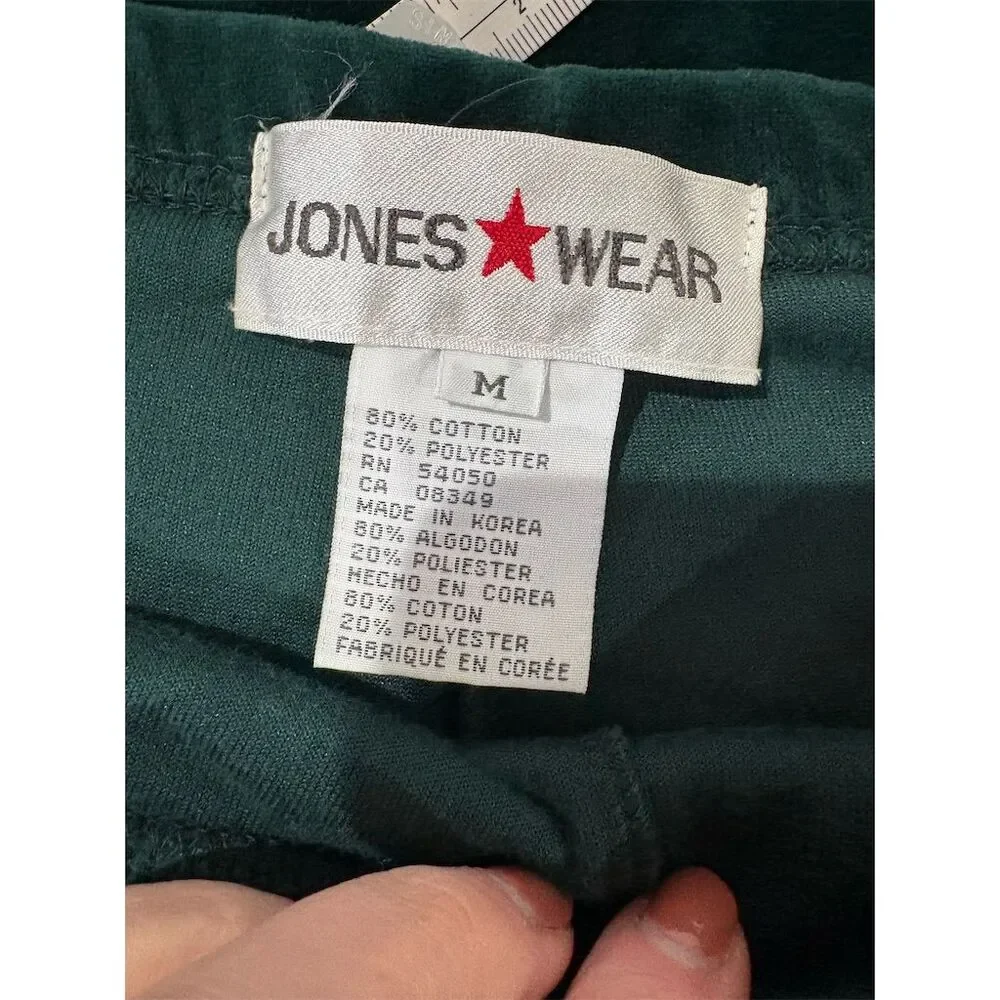 Jones Wear Women's 2 Piece Green Velour Set M Casual Long Sleeve - Picture 10 of 10